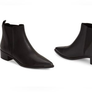 Marc Fisher LTD Yale Chelsea Boot - Black Leather - Perfect Condition Never Worn